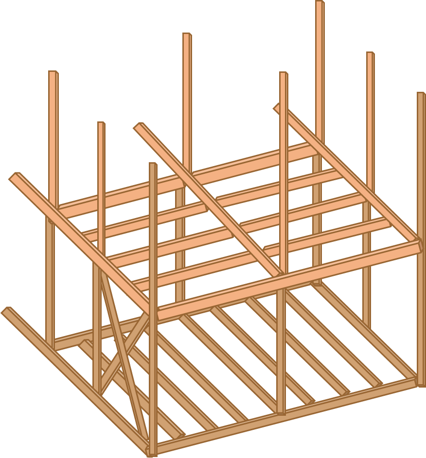 住宅ができるまで　建て方2